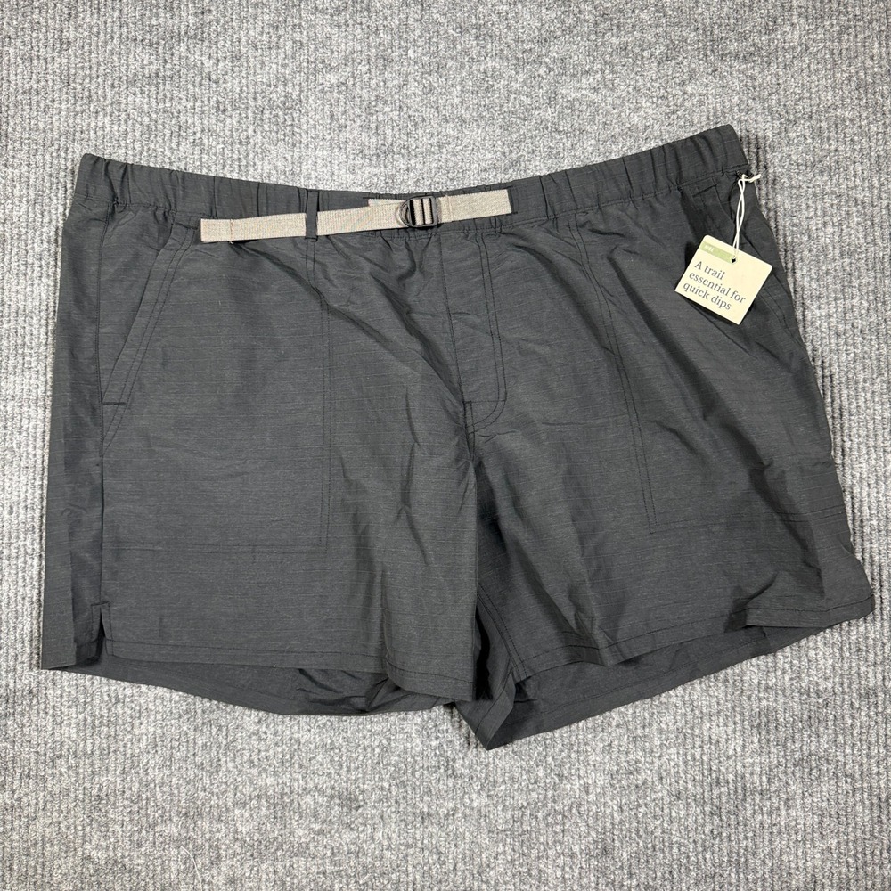 REI Co-op Womens XXL Black Hiking Shorts Quick Dry Belted NWT Trail Outdoor 2X